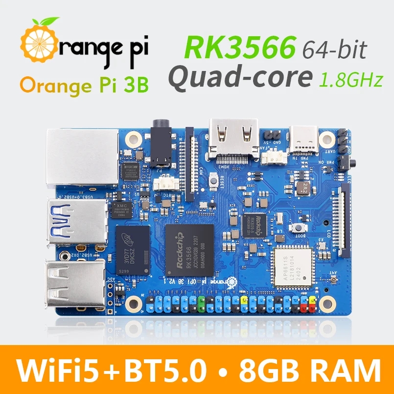 Orange Pi 3B 8GB 4GB 2GB RAM R - Rockchip Rk3588 Development Board avis et prix