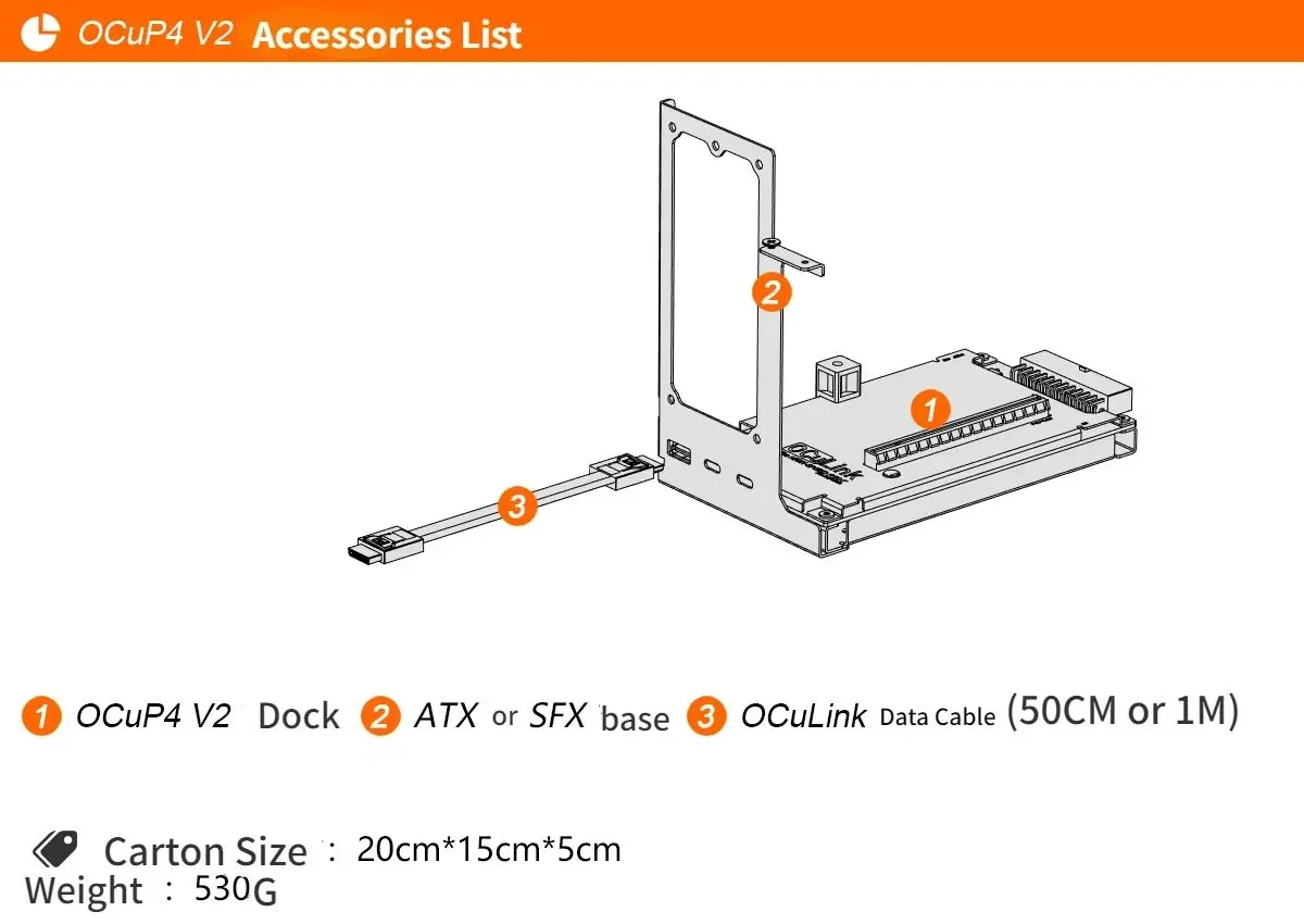OCuP4V2-Adaptateur M.2 vers OC - Oculink Egpu Mini Pc avis et prix