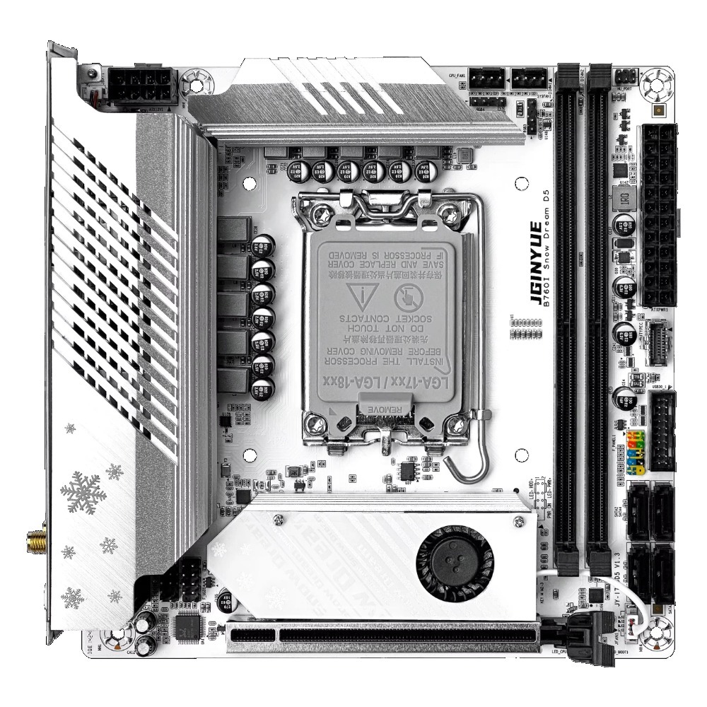 JGINYUE B760i-Snow Dream Carte - Lga1700 Itx Motherboard Ddr5 avis et prix
