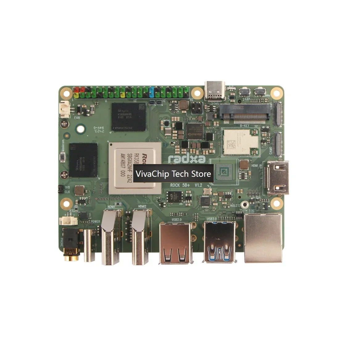 VivaChip TechRadxa ROCK 5B+ av - Rockchip Rk3588 Development Board avis et prix